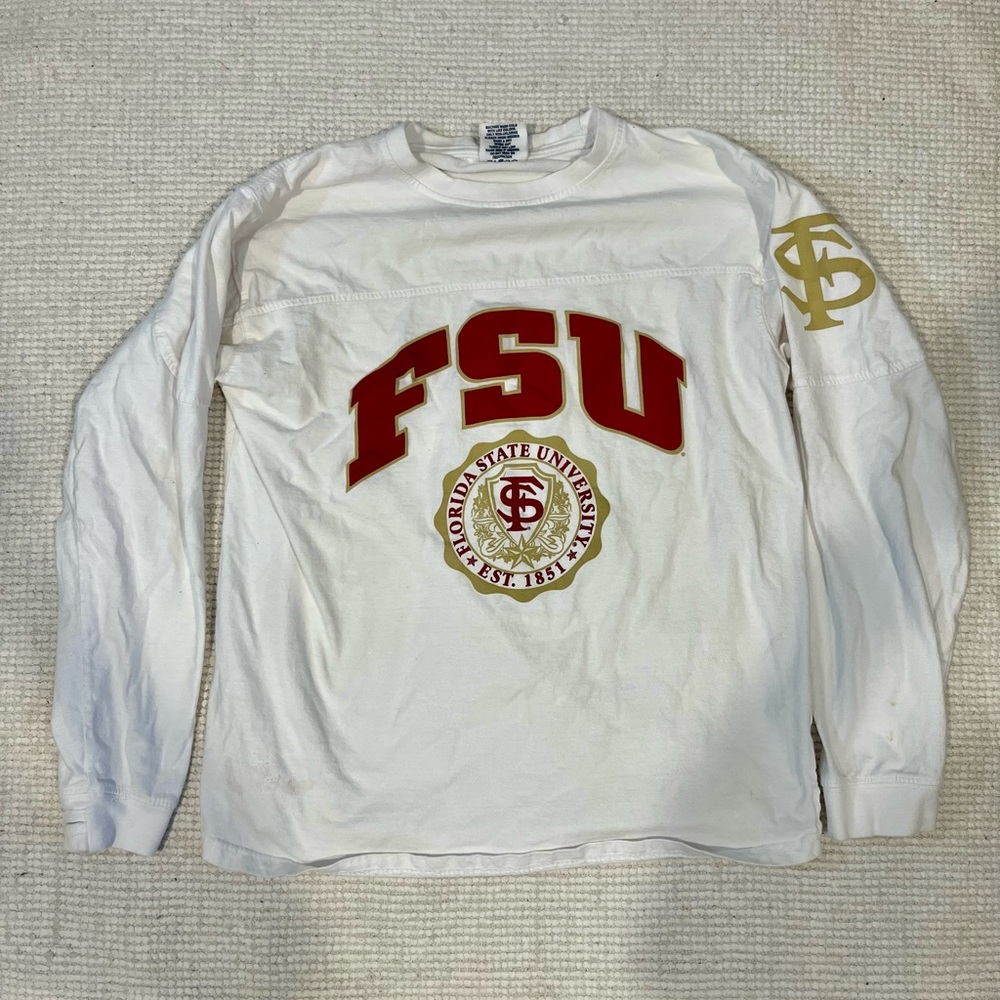 FSU Florida state university drop shoulder long sleeve never worn